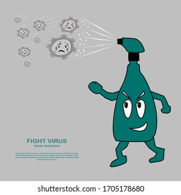 Fight viruses by increasing spraying