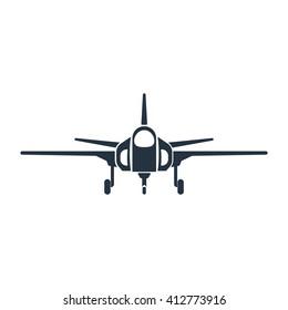 fighter aircraft front