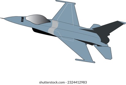 Fighter aircraft graphic - Military aircraft vector