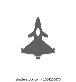 Fighter aircraft Gripen icon vector. Symbol for your web site design, logo, app, UI. Vector illustration, EPS