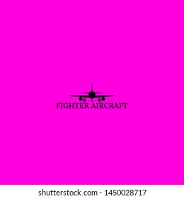 fighter aircraft icon sign signifier vector