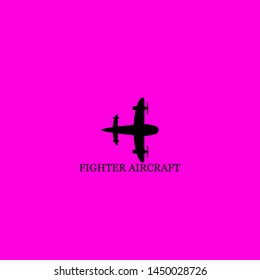 fighter aircraft icon sign signifier vector
