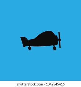 fighter aircraft icon vector
