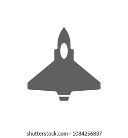 Fighter aircraft Mirage icon vector. Symbol for your web site design, logo, app, UI. Vector illustration, EPS