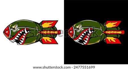 
Fighter aircraft missile bomb design