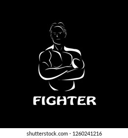 fighter art logo