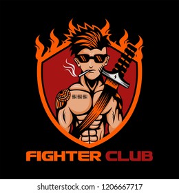 fighter club amazing design for your company or brand