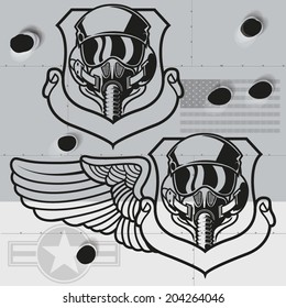 fighter jet crest