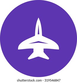 Fighter, jet, f-16 icon vector image. Can also be used for military. Suitable for use on web apps, mobile apps and print media.