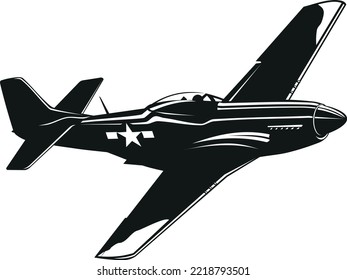 Fighter Jet Plane Clipart (Editable file) - Vector Illustration