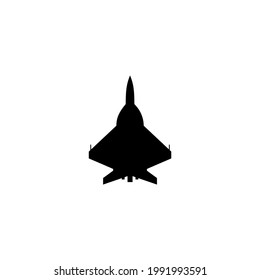 Fighter Jet Vector Icon illustration