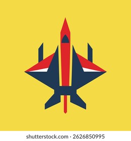 Fighter Jet Vector Illustration for Military and Aviation Design Projects