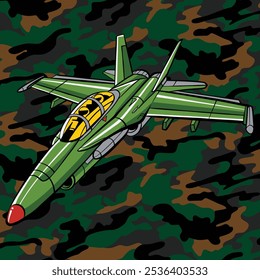 caças interceptor militar, ilustração vetorial