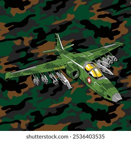 caças interceptor militar, ilustração vetorial