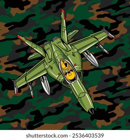caças interceptor militar, ilustração vetorial