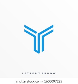 Fighter Letter Arrow Illustration Vector Template. Suitable for Creative Industry, Multimedia, entertainment, Educations, Shop, and any related business