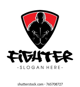 Fighter Logo Vector