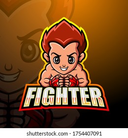 Diseño del logotipo de apoyo a mascota de combate