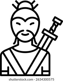 Fighter New Creative Icon Design Vector
