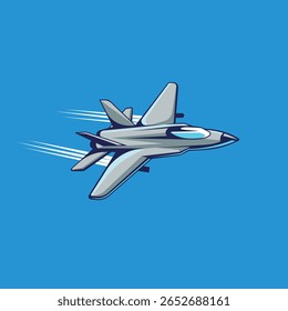 fighter plane abstract logo modern style