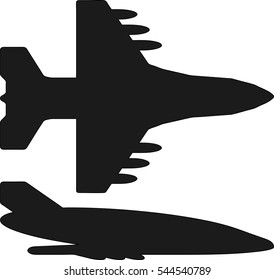 Fighter plane icon