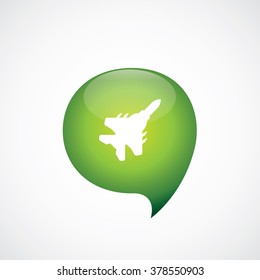 fighter plane icon, on white background
