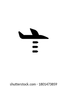 fighter plane icon,vector best flat icon.