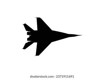 Fighter plane military logo vector