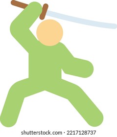 fighter   Vector illustration on a transparent background. Premium quality symbols. Line Color vector icons for concept and graphic design.