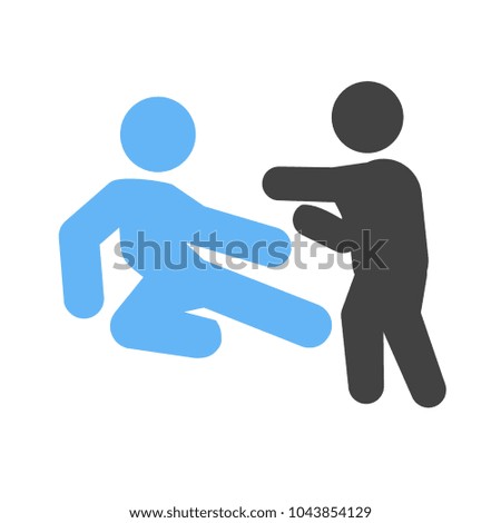 Fighting, battle icon