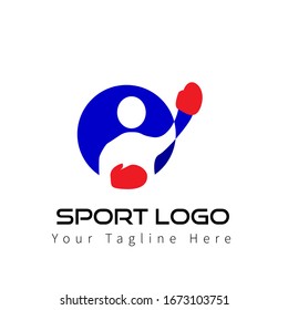 Fighting, Boxing, Karate Community Logo modern Template Use for anything