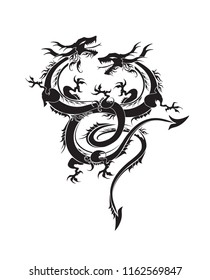 Fighting Dragons tattoo 