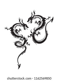 Fighting Dragons tattoo 