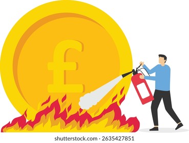  "Combate a Incêndios Financeiros: Salvando a Libra da Crise"

