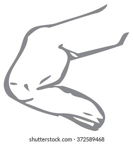 fighting human finger vector icon