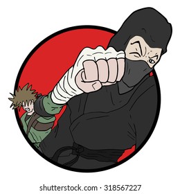 fighting illustration