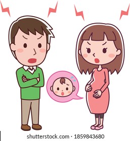 Fighting men and pregnant women and worried babies