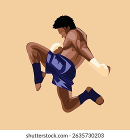 Posição de luta do Maibo Boxe