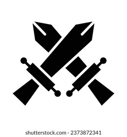 Fighting Vector Glyph Icon For Personal And Commercial Use.
