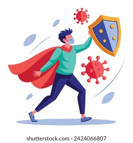 combatir el virus con un inmune poderoso  