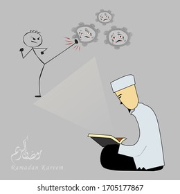Fighting viruses by increasing prayer and reading the Koran