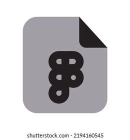 Figma Files Icon Two Tone Solid