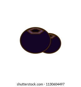 figs colored icon. Element of fruits and vegetables icon for mobile concept and web apps. Colored figs icon can be used for web and mobile. Premium icon on white background
