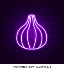 Figs Neon Sign. Vektorgrafik der Obstwerbung.
