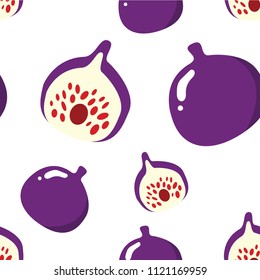 Figs seamless pattern