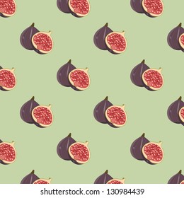 Figs seamless pattern