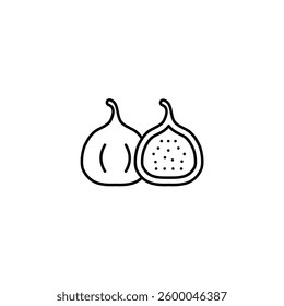 Figs vector line icon icons design
