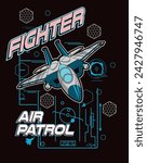 figther jet air patrol army