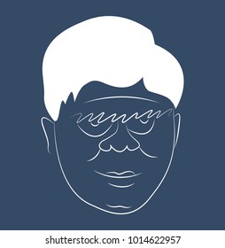 Figurativ, stylized human face