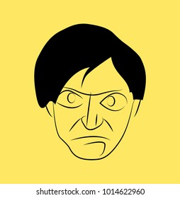 Figurativ, stylized human face